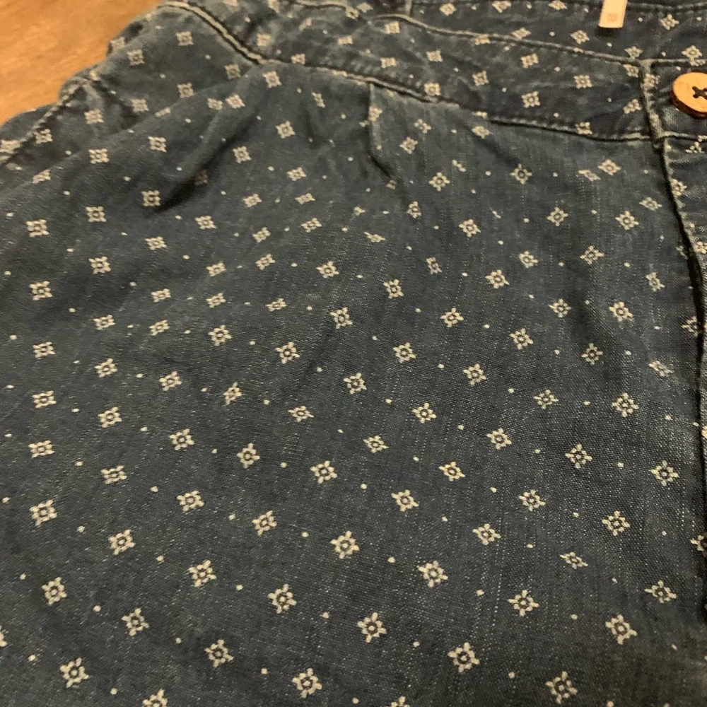 Free People Blue Printed Denim Romper - Picture 5 of 10